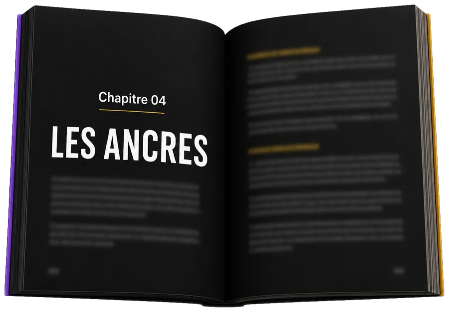 Le guide ouvert sur le chapitre 4, Les ancres